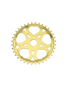 Lowrider Sweet Heart Steel Chainring 1 /2 X 1/8 36t Gold.